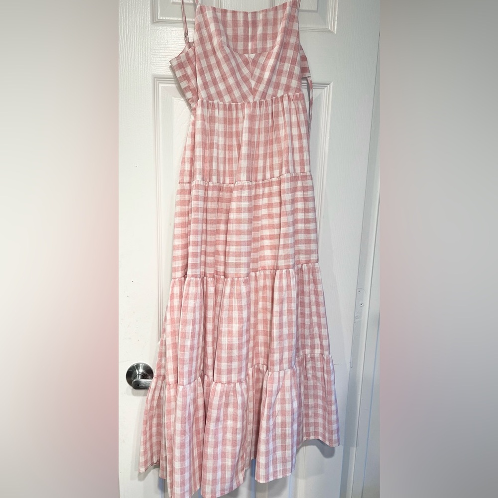 Petal & Pup pink gingham dress